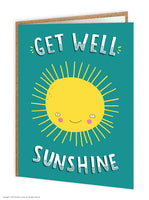 Get Well Sunsine  greeting Card