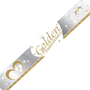 Golden Anniversary Banner - 2.74 Metres