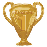 25" Gold Champion Trophy Supershape Foil Balloon