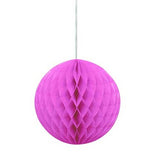 8 Inch Hot Pink Honeycomb Tissue Paper Ball