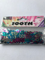 100th Multi Colour Metallic Confetti (14g)