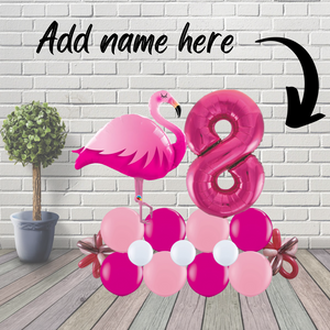 Floor Standing Flamingo Balloon Marquee