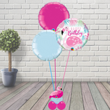 Deluxe Flamingo Balloon Cluster