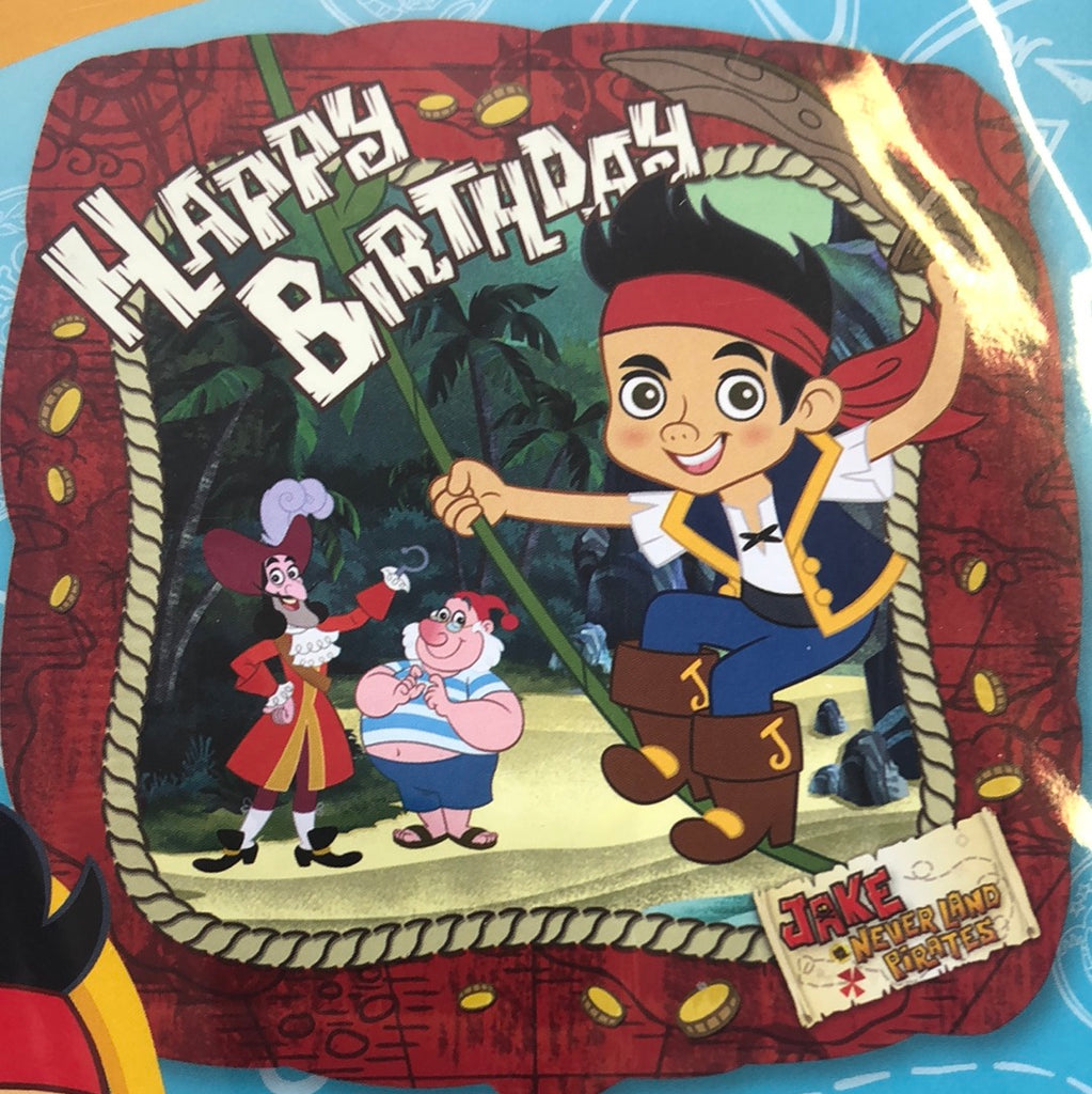 18" Jake and The Neverland Pirates Birthday Foil Balloon
