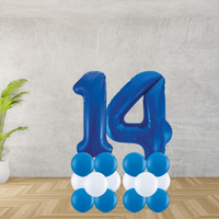 Floor Standing Blue Number Age 14 Stacks