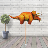 50" Triceratops Dinosaur Supershape Foil Balloon