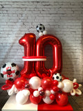 Football Theme Floor Standing Double Number Marquee