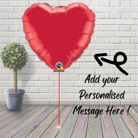 Red 36” Foil Heart Balloon