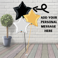 Set of 3 Foil Star Balloons