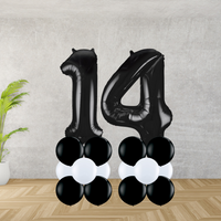 Floor Standing Black Number Age 14 Stacks