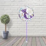 16" Orbz Mermaid Wishes Foil Balloon
