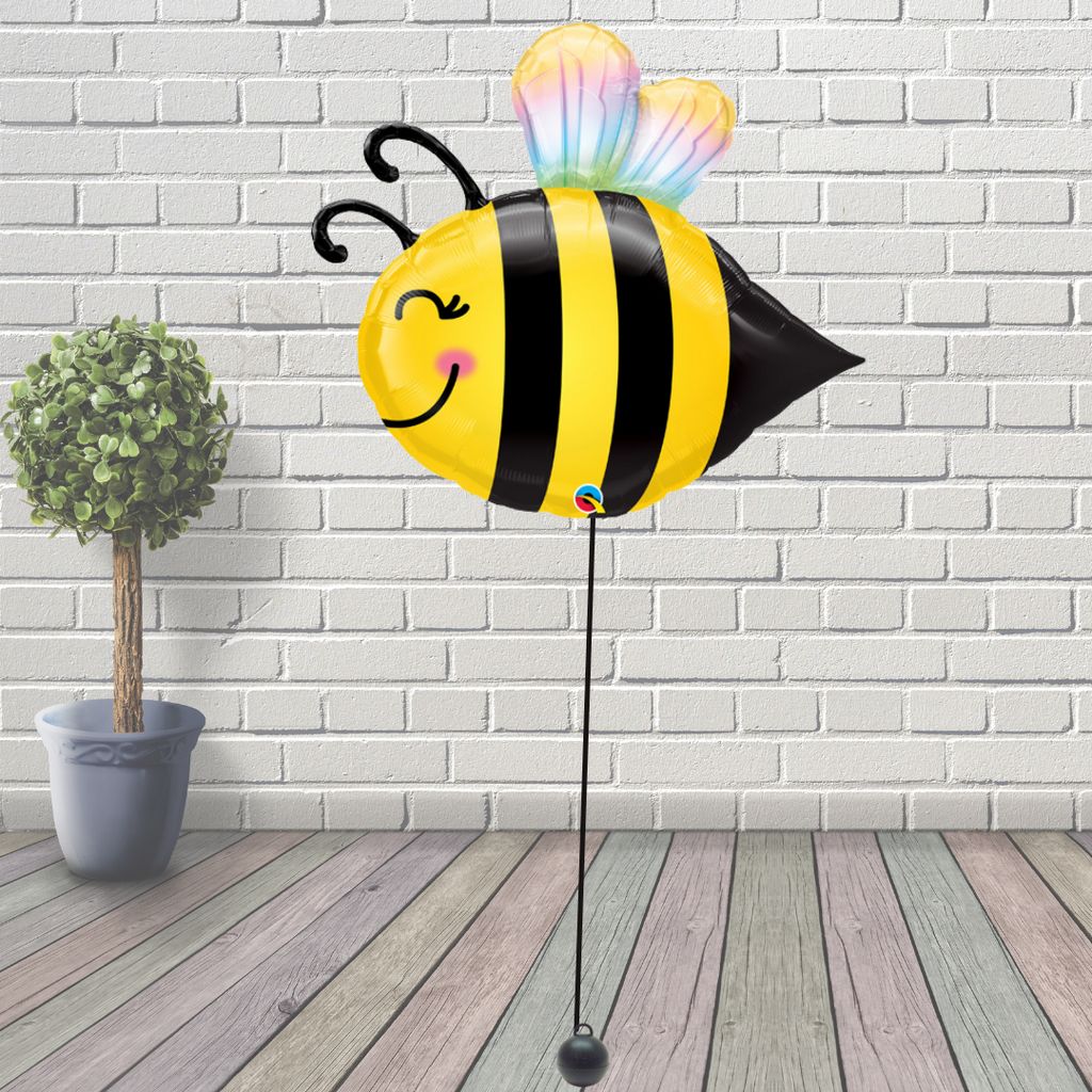 Large Bee Shaped Foil Balloon