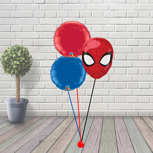 Spider-Man Balloon Cluster