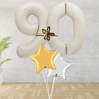 Age 90 Large Nude Matt Double Number Display