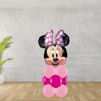 Floor Standing Minnie Mouse Large Balloon Stack