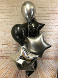 Large Balloon Cluster - Star Shaped Foils