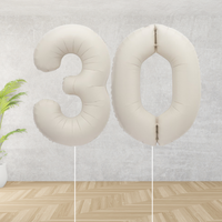 Large Nude Matt Age 30 Number Balloons