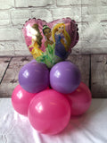 Mini Disney Princess Balloon Table Display