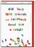 Facebook Friends Greetings Card