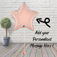 Rose gold 36” Foil Star Balloon