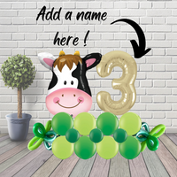 Floor Standing Cow Balloon Marquee