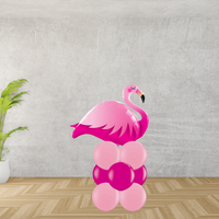 Floor Standing Flamingo Large Balloon Stack