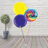 Tie Dye Birthday Balloon Cluster