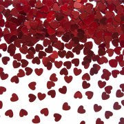 Red Heart Foil Confetti (14g)