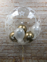 Stars Pattern Clear Bubble - Fathers Day Theme