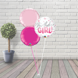 Birthday Girl Pink Dots Balloon Cluster