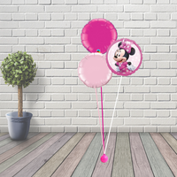 Minnie Mouse Balloon Cluster