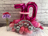 Table Top Number Marquee - Pink Numbers