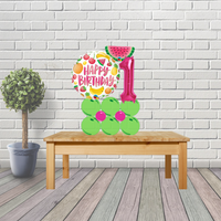 Fruit Happy Birthday Age Display