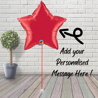 Red 36” Foil Star Balloon