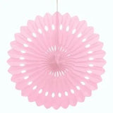 16" Powder Pink Tissue Paper Fan