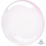 18" Crystal Clearz Balloon - Light Pink