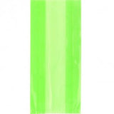 Lime Green Cello Bags - Pack Of 30