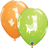 11" Llama Latex Balloons (Pack 6)