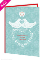 Love Birds Engagement  Card