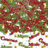Merry Christmas Metallic Table Confetti
