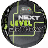 15" Next Level Up Gaming Orbz Foil Balloon