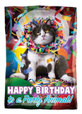 17" Party Animal Cat Foil Balloon