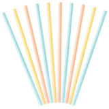 Pastel Mix Paper Straws (Pack of 10)