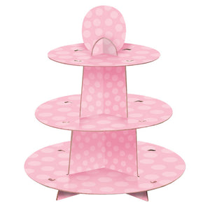 Pink Dot Cupcake Stand