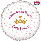 18" Welcome Little Princess foil balloon