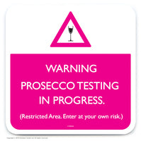Prosecco Testing Coaster