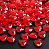 Red Heart Table Diamante