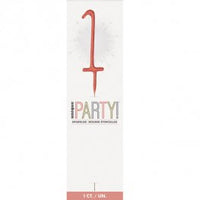 Sparkling Candle Number 1 Rose Gold