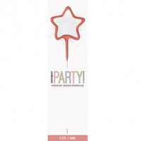 Sparkling Candle Star Rose Gold