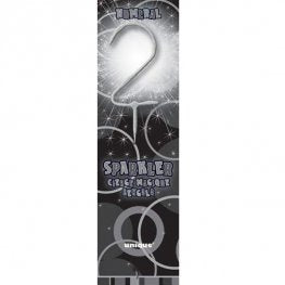 Sparkling Candle Number 2 Silver